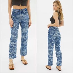 Urban Outfitters Blue Straight Leg Jeans